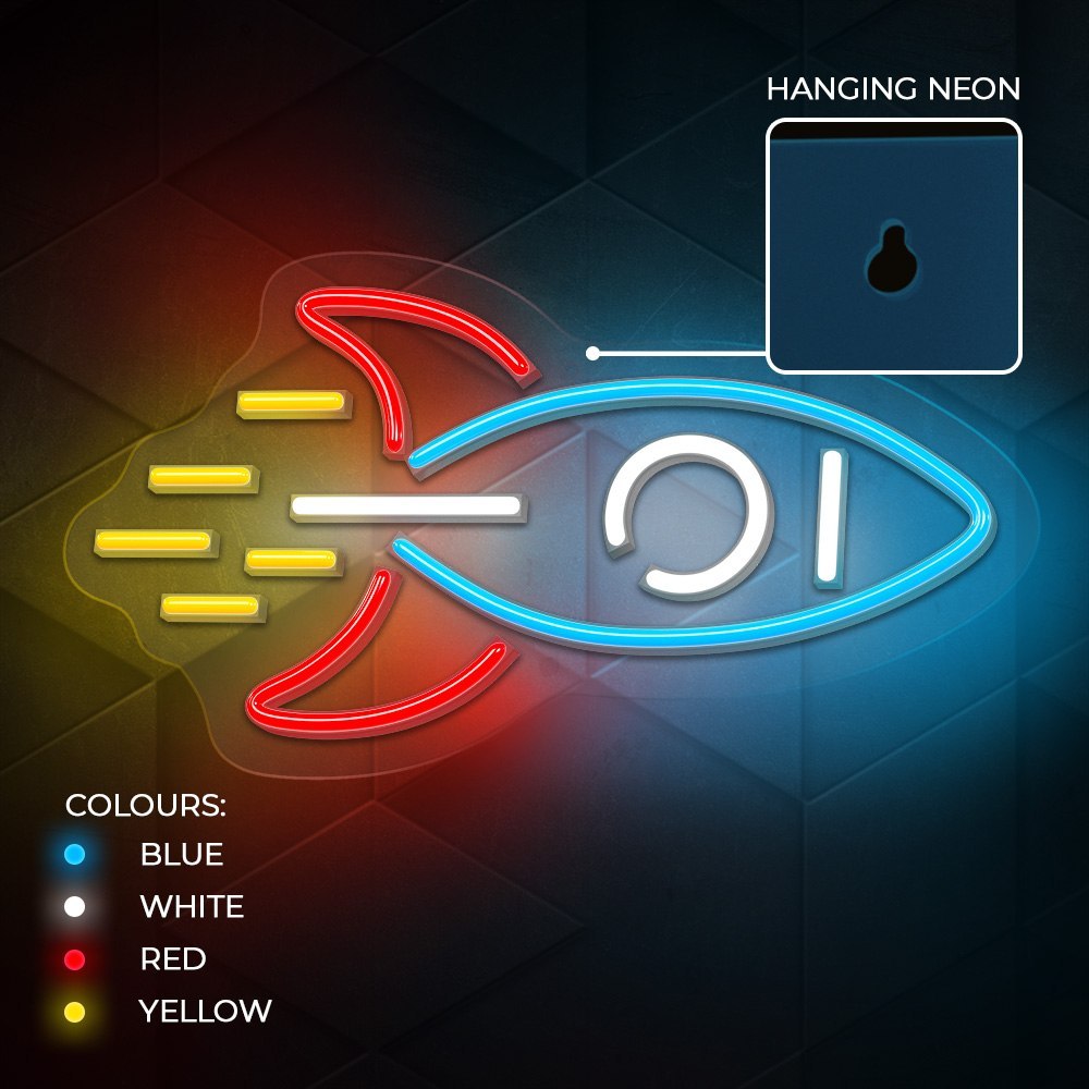 Neon PLEXI LED RAKIETA multikolor NNE18 Neolia